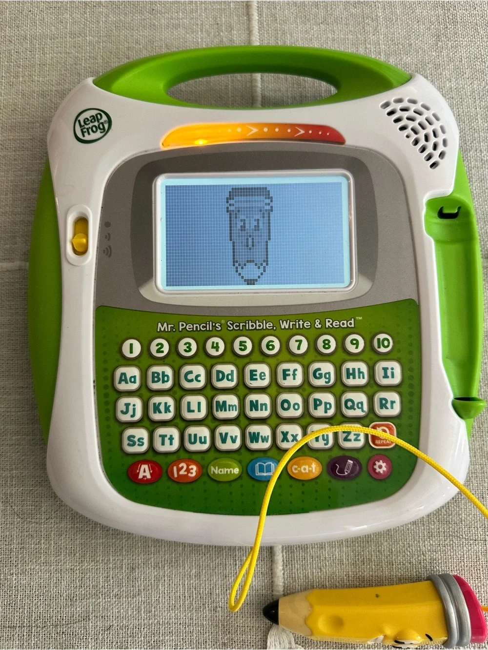 LeapFrog Mr. Pencil's Scribble, Write & Read learning toy.
